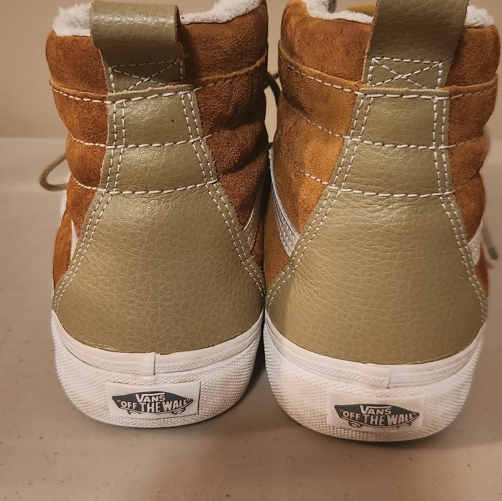 Vans Sk8-Hi MTE Cumin/ Slate Green Men's Size 8  EUC - Picture 8 of 11